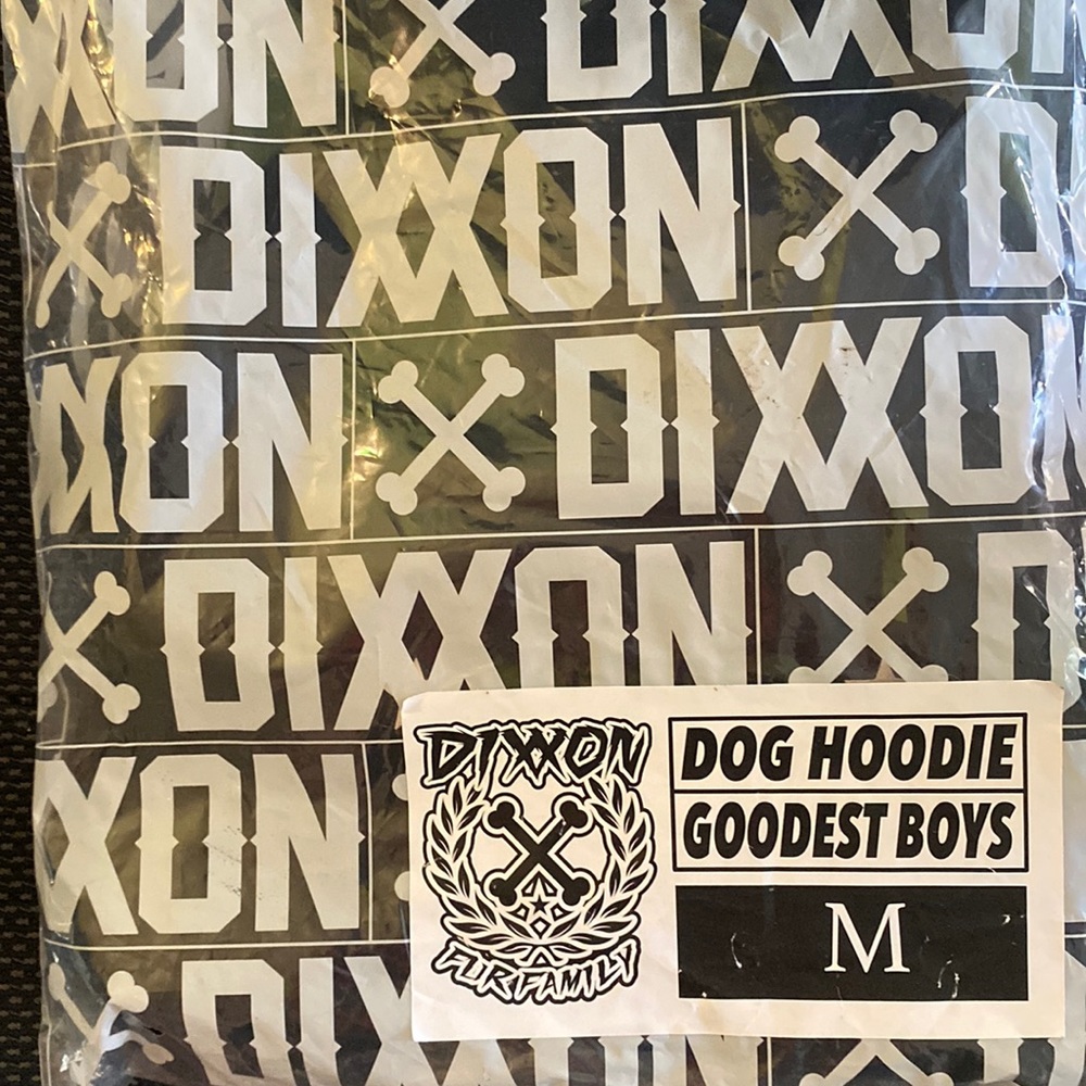 Dixxon dog hoodie